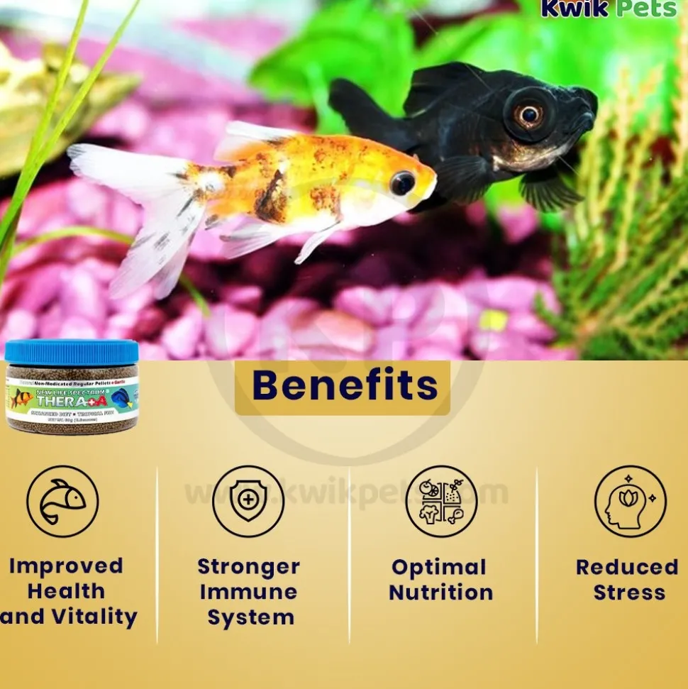 New Life Spectrum Thera+A Pellets Fish Food Regular 2.8-oz