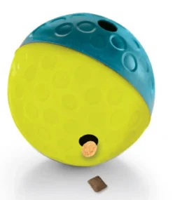 Nina Ottosson Treat Tumble Interactive Dog Toy Blue & Yellow Small