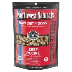 Northwest Naturals Freeze Dried Raw Diet Dog Food Beef Recipe 25-oz