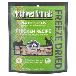 Northwest Naturals Freeze Dried Raw Diet Cat Food Chicken Recipe 11-oz