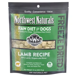 Northwest Naturals Freeze Dried Raw Diet Dog Food Lamb Recipe 12-oz
