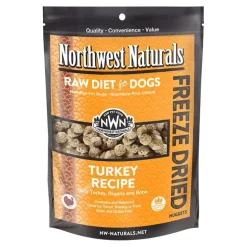 Northwest Naturals Freeze Dried Raw Diet Dog Food Turkey Recipe 25-oz