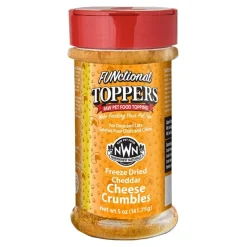 Northwest Naturals Functional Freeze Dried Dog & Cat Food Topper Cheddar Cheese Crumble 5-oz