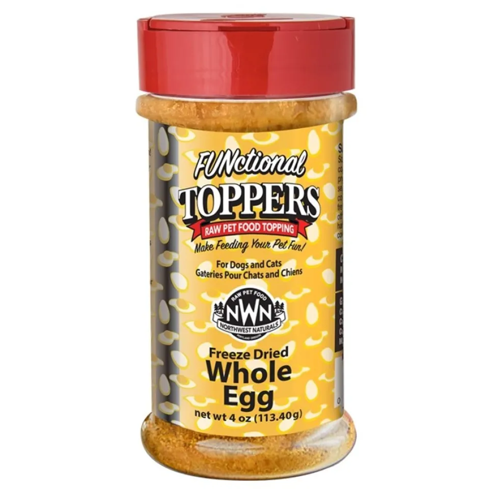 Northwest Naturals Functional Freeze Dried Dog & Cat Food Topper Whole Egg 4-oz