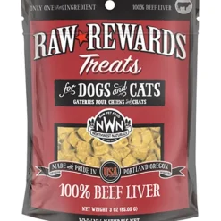 Northwest Naturals Raw Rewards Freeze Dried Dog & Cat Treats Beef Liver 3-oz
