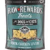 Northwest Naturals Raw Rewards Freeze Dried Dog & Cat Treats Chicken Liver 3-oz