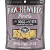 Northwest Naturals Raw Rewards Freeze Dried Dog & Cat Treats Pork Liver 3-oz