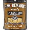 Northwest Naturals Raw Rewards Freeze Dried Dog & Cat Treats Bison Liver 3-oz