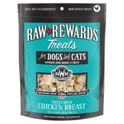 Northwest Naturals Raw Rewards Freeze Dried Dog & Cat Treats Chicken Breast 10-oz