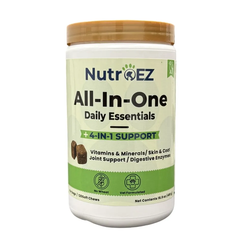 NutroEZ All In One Soft Chews for Dogs 120 Count 16.9-oz