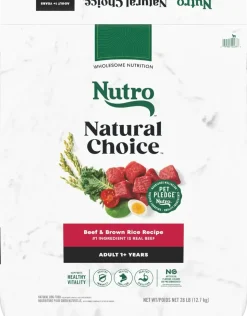 Nutro Natural Choice Beef & Brown Rice Adult Dry Dog Food 28-lb