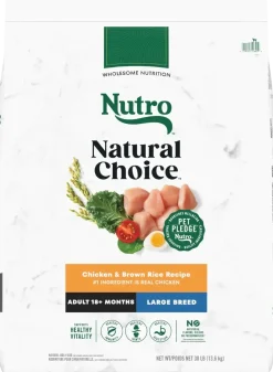 Nutro Natural Choice Chicken & Brown Rice Large Breed Adult Dry Dog Food 30-lb