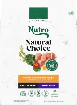 Nutro Natural Choice Chicken & Brown Rice Small Bites Adult Dry Dog Food 30-lb