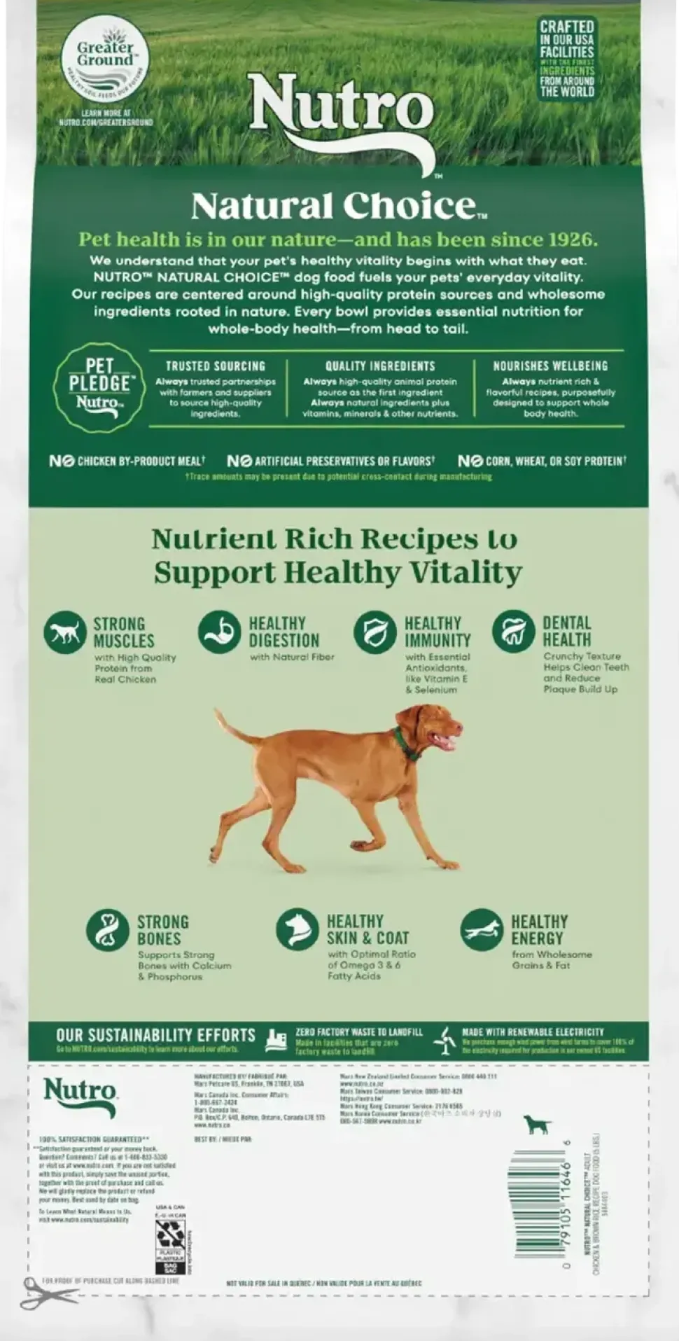 Nutro Natural Choice Chicken & Brown Rice Adult Dry Dog Food 5-lb