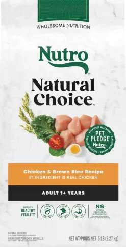 Nutro Natural Choice Chicken & Brown Rice Adult Dry Dog Food 5-lb