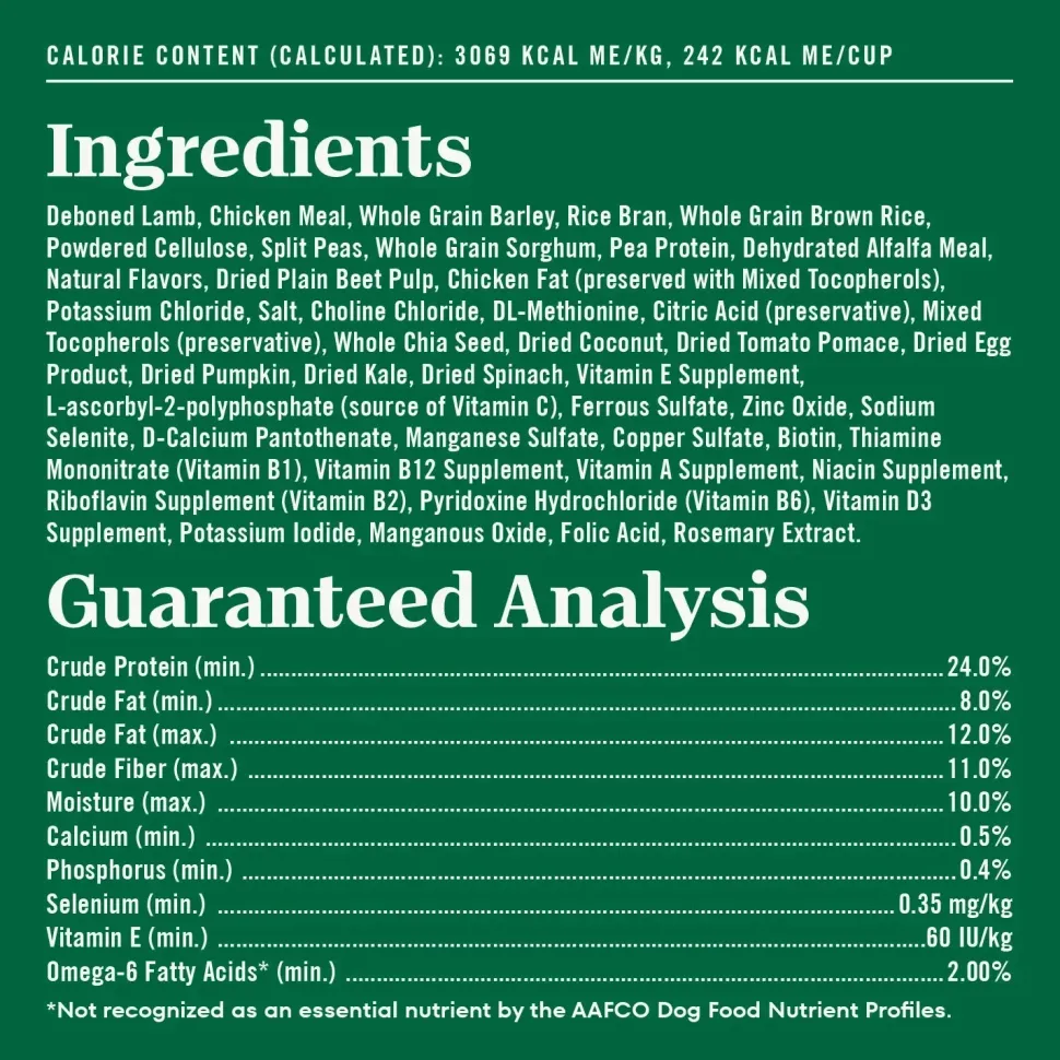 Nutro Natural Choice Lamb & Brown Rice Healthy Weight Adult Dry Dog Food 30-lb