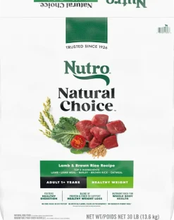 Nutro Natural Choice Lamb & Brown Rice Healthy Weight Adult Dry Dog Food 30-lb