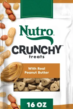 Nutro Natural Choice Peanut Butter Crunchy Dog Treats 16-oz