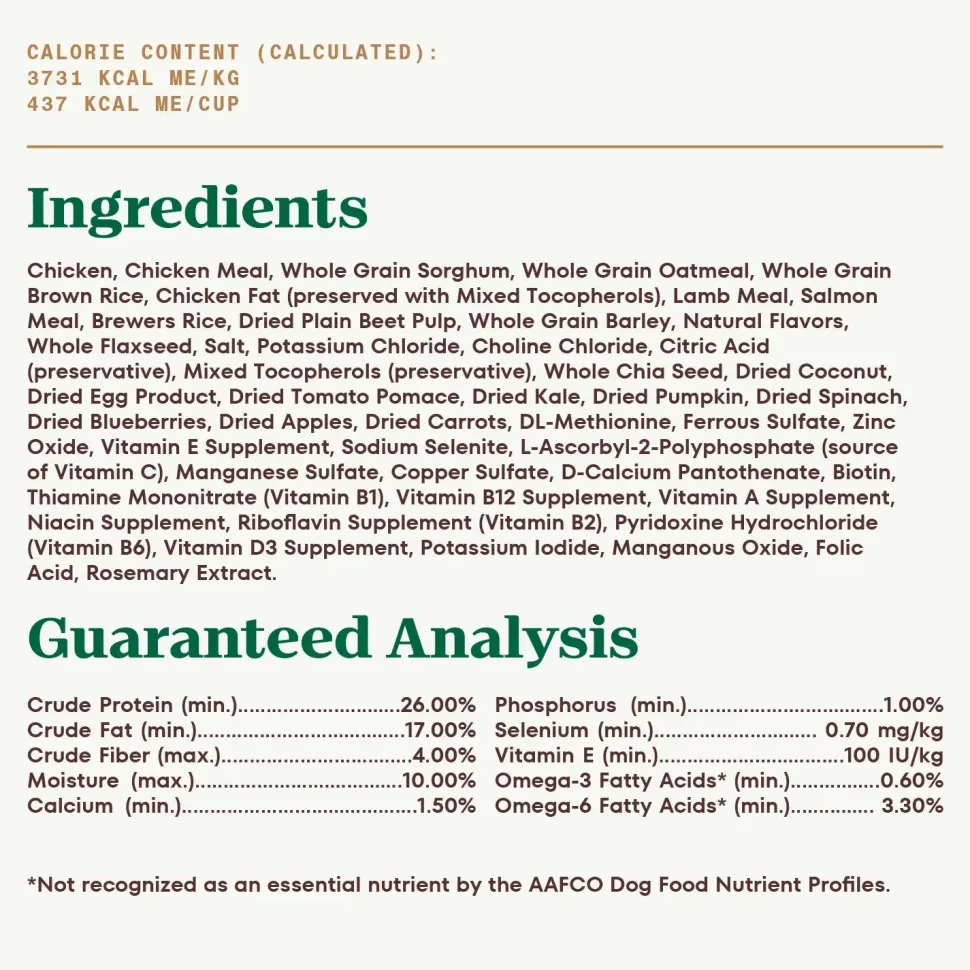 Nutro Ultra Small Breed Adult Dry Dog Food Chicken, Lamb & Salmon Plate 3.5-lb