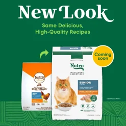 Nutro Wholesome Essentials Chicken & Brown Rice Recipe Senior Dry Cat Food 14-lb