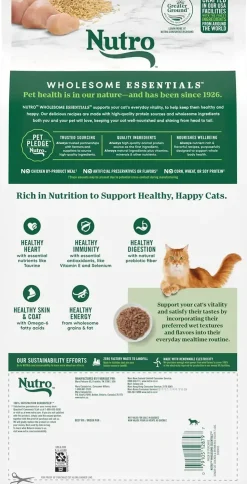 Nutro Wholesome Essentials Chicken & Brown Rice Recipe Senior Dry Cat Food 5-lb