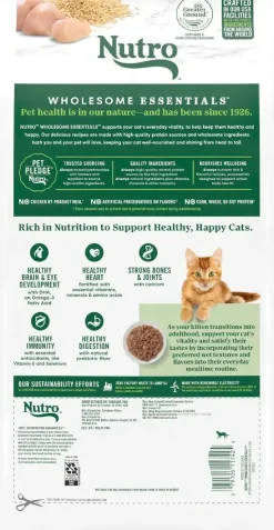 Nutro Wholesome Essentials Chicken & Brown Rice Early Development Kitten Dry Cat Food 3-lb