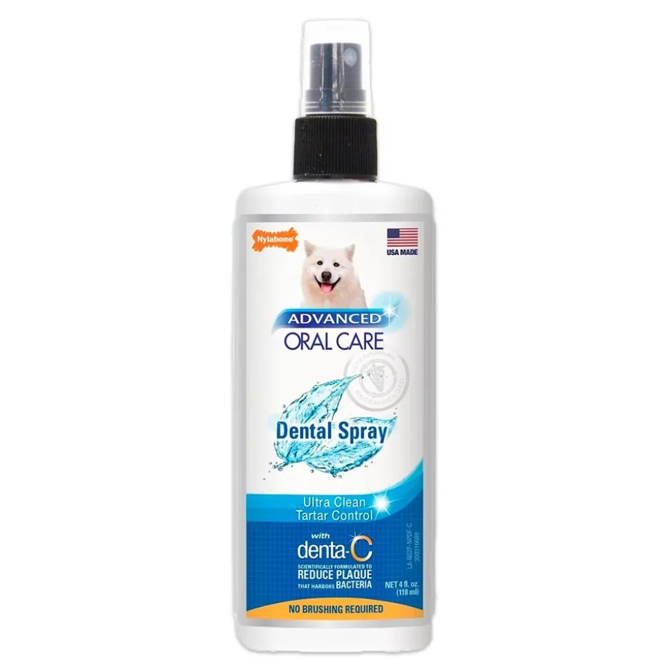 Nylabone Advanced Oral Care Dogs Dental Spray Fresh Breath 4-oz
