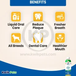 Nylabone Advanced Oral Care Dog & Cat Breath Freshener Peppermint 16-oz