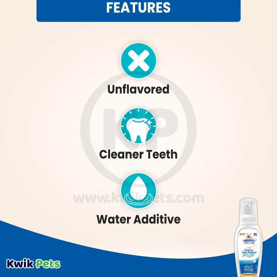 Nylabone Advanced Oral Care Foaming Tartar Remover Original 4-oz