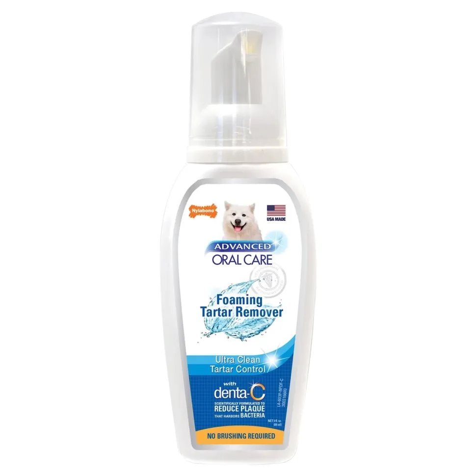 Nylabone Advanced Oral Care Foaming Tartar Remover Original 4-oz