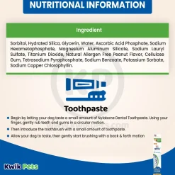 Nylabone Advanced Oral Care Natural Dog Toothpaste Peanut Butter 2.5-oz