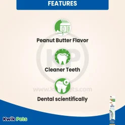 Nylabone Advanced Oral Care Natural Dog Toothpaste Peanut Butter 2.5-oz