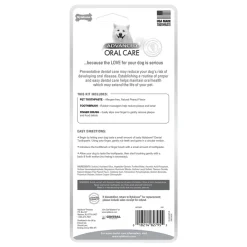 Nylabone Advanced Oral Care Natural Dog Dental Kit Peanut Butter 3 Count 2.5-oz