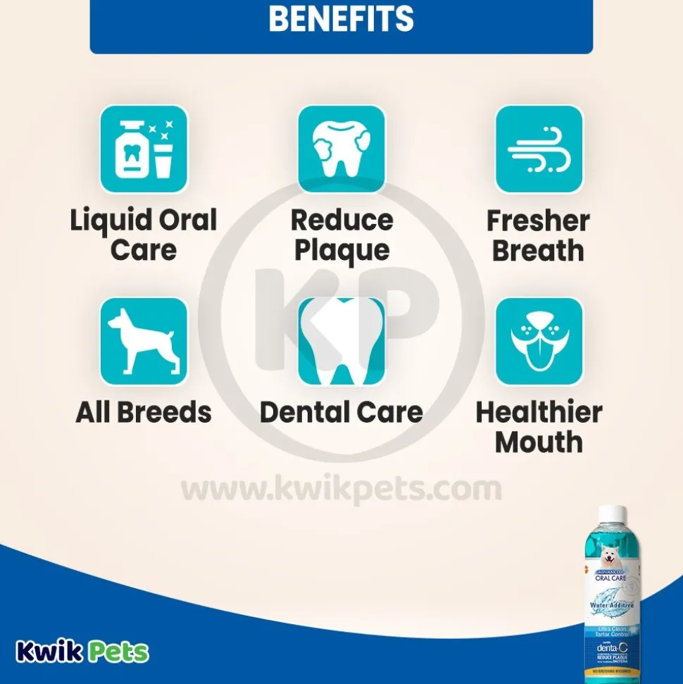Nylabone Advanced Oral Care Water Additive for Dogs Original 16-oz