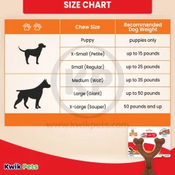 Nylabone Ergonomic Hold & Chew Wishbone Power Chew Durable Dog Toy Bison Large/Giant - Up To 50 lbs