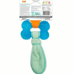 Nylabone Freezer Puppy Chew Toy for Teething Peanut Butter Small/Regular - Up To 25 Ibs