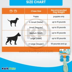 Nylabone Freezer Puppy Chew Toy for Teething Peanut Butter Small/Regular - Up To 25 Ibs