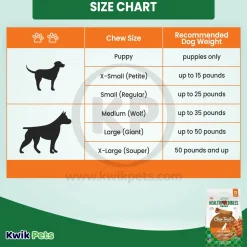 Nylabone Healthy Edibles All-Natural Long Lasting Dog Chew Treats Bacon Medium/Wolf - Up To 35 lbs 12 Count