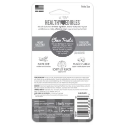 Nylabone Healthy Edibles All-Natural Long Lasting Dog Chew Treats Roast Beef XS/Petite - Up To 15 lbs 2 Count