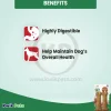 Nylabone Healthy Edibles All-Natural Long Lasting Dog Chew Treats Roast Beef Wolf - Up To 35 lbs 2 Count