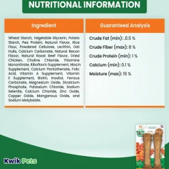 Nylabone Healthy Edibles All-Natural Long Lasting Dog Chew Treats Bacon XL/Souper - 50+ lbs 2 Count