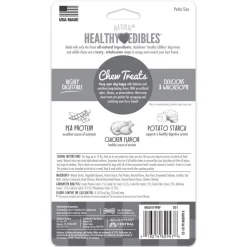 Nylabone Healthy Edibles All-Natural Long Lasting Dog Chew Treats Chicken XS/Petite - Up To 15 lbs 8 Count