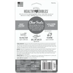 Nylabone Healthy Edibles All-Natural Long Lasting Chew Treats Bacon XS/Petite - Up To 15 lbs 8 Count