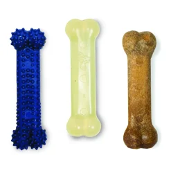 Nylabone Healthy Edibles & Flexi Chew Value Pack Chicken & Bacon XS/Petite - Up To 15 lbs 3 Count