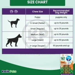 Nylabone Healthy Edibles Puppy Chew Treats Turkey & Sweet Potato XS/Petite - Up To 15 lbs 4 Count