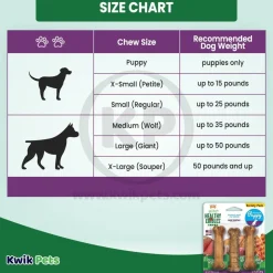 Nylabone Healthy Edibles Puppy Natural Long Lasting Variety Dog Chew Treats Roast Beef, Turkey & Apple, Bacon XS/Petite - Up To 15 lbs 3 Count