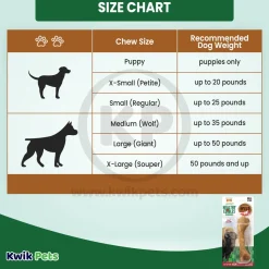 Nylabone Healthy Edibles Wild Natural Long Lasting Dog Chew Treats Bison Large/Giant - Up To 50 lbs
