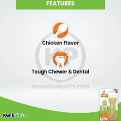 Nylabone Moderate Chew Dog Toy Chicken Small/Regular - Up To 25 lbs