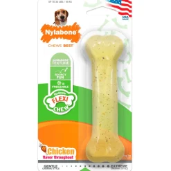 Nylabone Moderate Chew Dog Toy Chicken Medium/Wolf - Up To 35 lbs