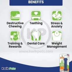 Nylabone Moderate Chew Textured Dog Dental Toy Chicken Small/Regular - Up To 25 lbs